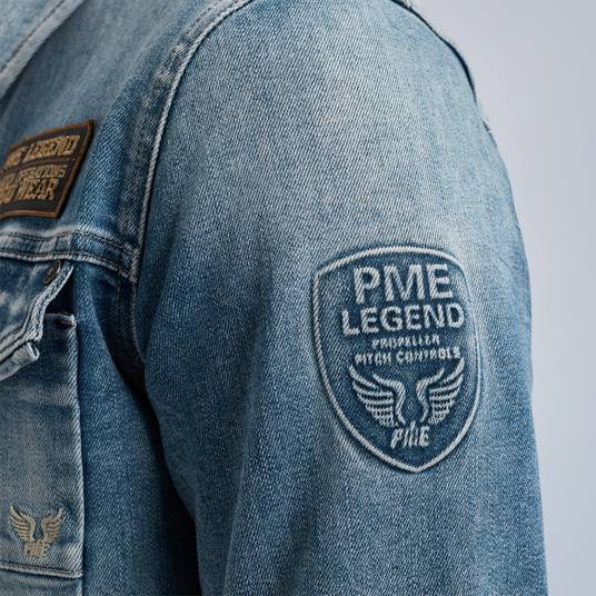 Pme Legend Jeansjacke mit Komfort-Stretch Bis zu 50% Rabatt