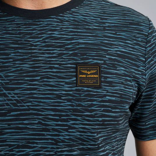 Pme Legend T-Shirt mit Allover-Print Sonderangebot der Fabrik
