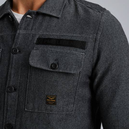 Pme Legend Hemdjacke aus Flanell-Twill Online