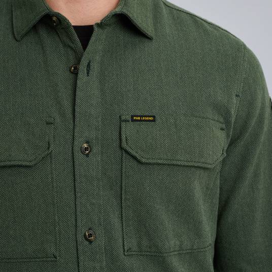 Pme Legend Hemd mit Fischgrätmuster Auslauf
