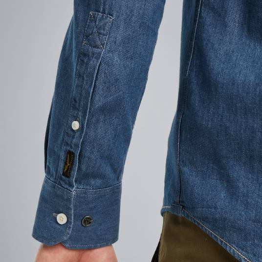 Pme Legend Hemd mit Indigo-Waschung Kostenloser Versand