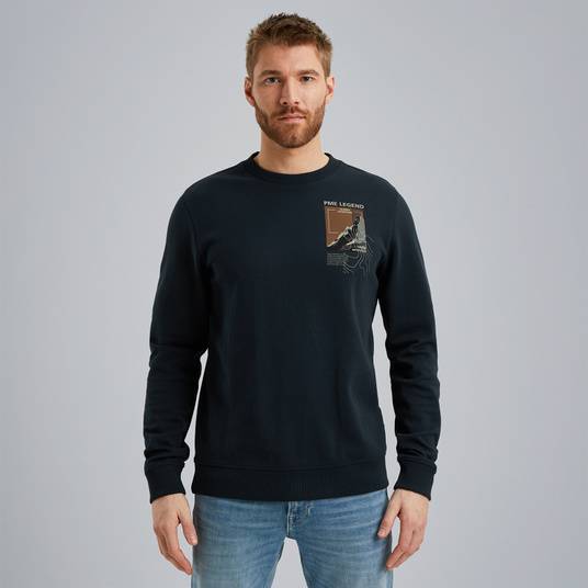 Pme Legend Sweatshirt mit Artwork Letzte 3 Tage