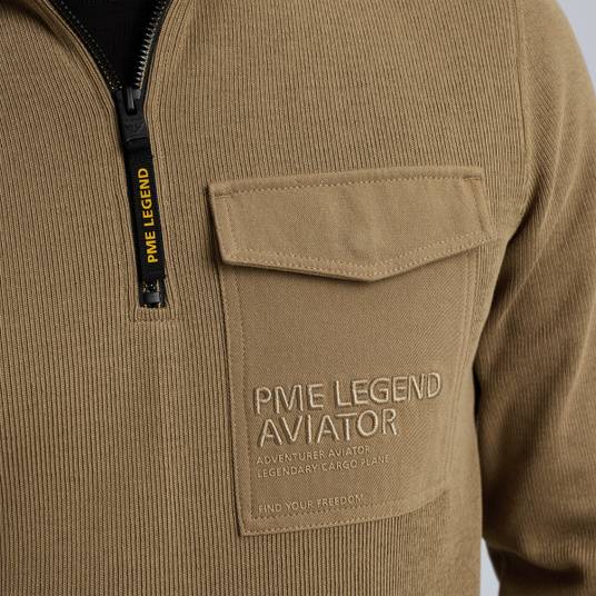 Pme Legend Pullover mit halbem Reißverschluss Letzter Tag