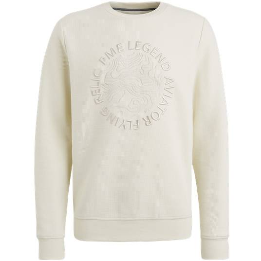 Pme Legend Sweatshirt mit Waffelstruktur Vierteljährliche Förderung