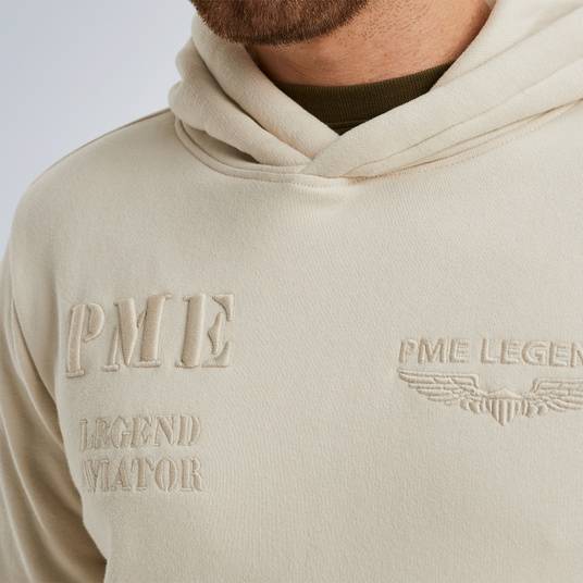 Pme Legend Hoodie aus Frottee-Sweatstoff 50% Rabatt mit kostenlosem Versand