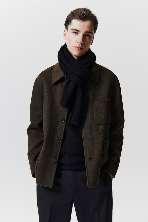 Prinz Berlin Kaschmir Schal Classic Knit Schwarz Tägliche Deals