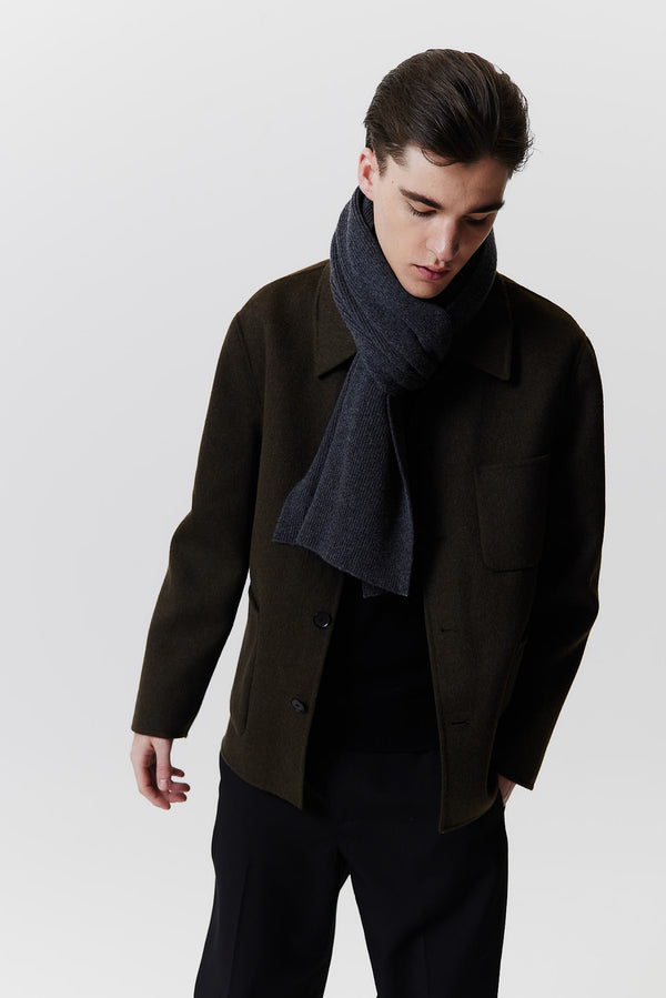 Prinz Berlin Kaschmir Schal Classic Knit Graphit Zeitbegrenzte Promotion