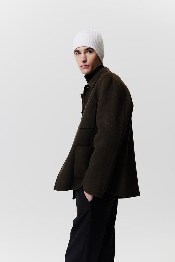 Prinz Berlin Kaschmir Beanie Rib Knit Off-White Online