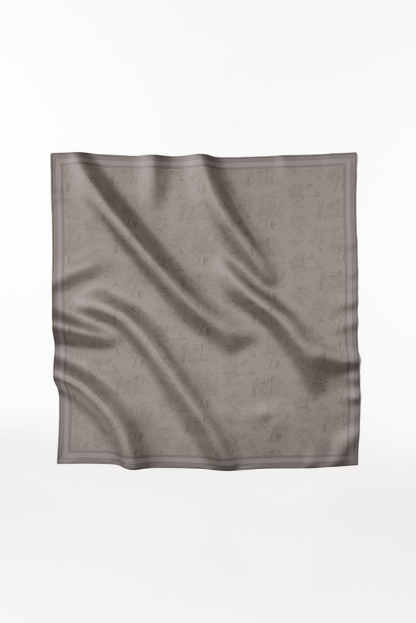 Prinz Berlin Seidentuch Toile Valentine 123 Taupe Angebote