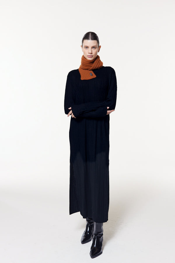 Prinz Berlin Kaschmir Kurzschal Hand Knit Karamell Große Rabatte