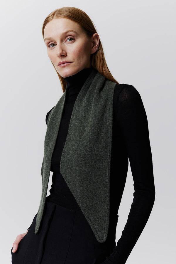 Prinz Berlin Kaschmir Bandeau Fine Knit Grün Neueste Stile
