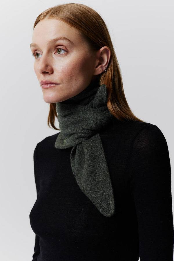 Prinz Berlin Kaschmir Bandeau Fine Knit Grün Neueste Stile