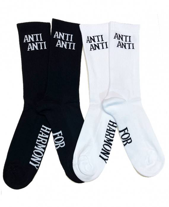 Rebel Rockers Anti Sneaker Sock White Heißer Verkauf