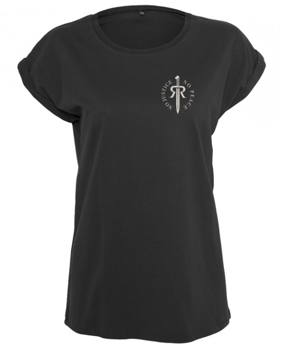 Rebel Rockers Justice Girl Loosefit Tee Sonderangebot der Fabrik