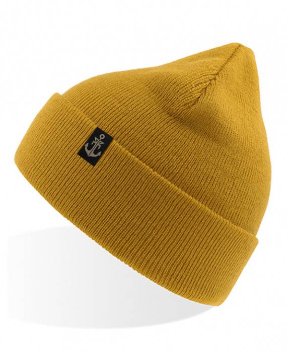Rebel Rockers Cuff Beanie mustard Limitierter Zeitrabatt