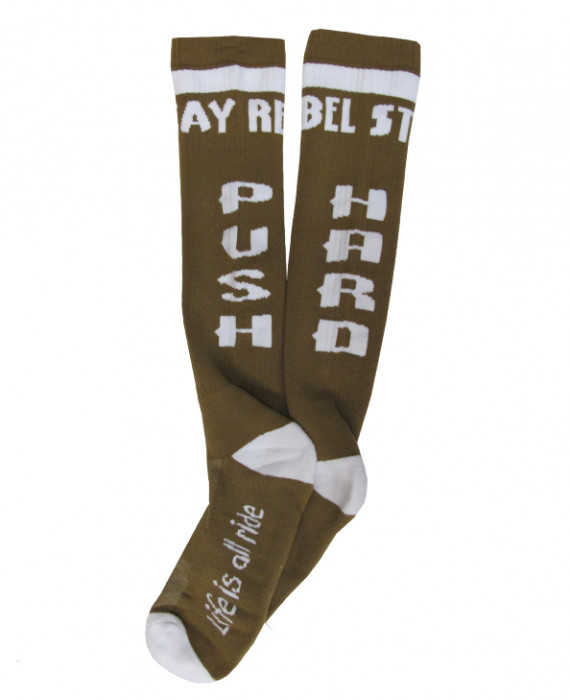 Rebel Rockers Tube Sock Push Hard Begrenztes Angebot