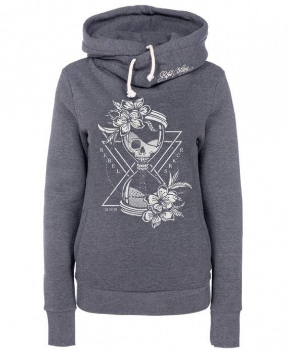 Rebel Rockers Hourglass Twisted Hooded Saisonschlussverkauf