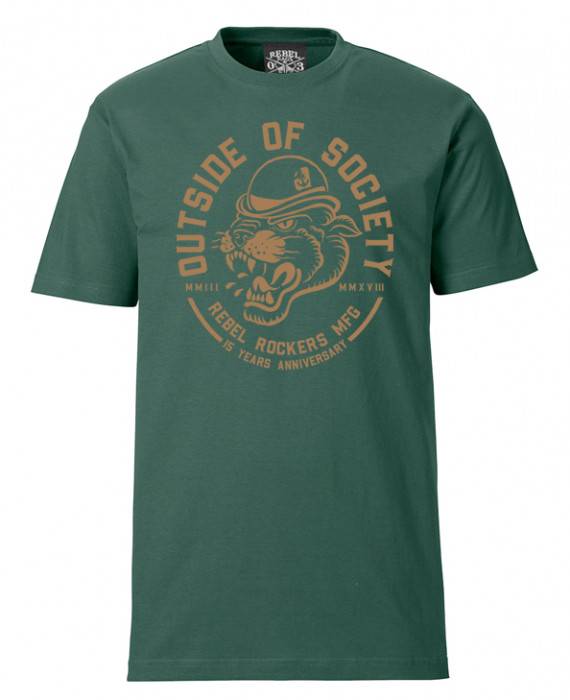 Rebel Rockers Bowler bottle green Letzte 2 Tage