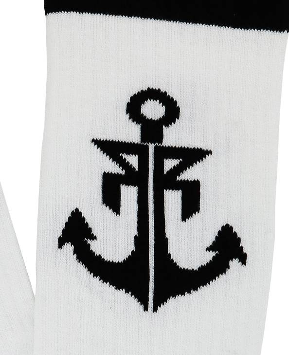 Rebel Rockers Tube Sock Anchor wht Zeitbegrenzte Promotion