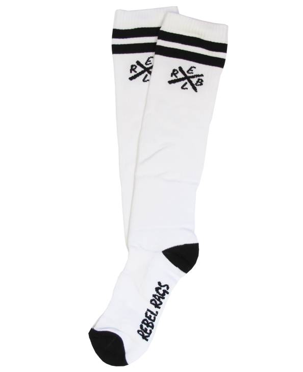 Rebel Rockers Tube Sock X wht Bis zu 60% Rabatt