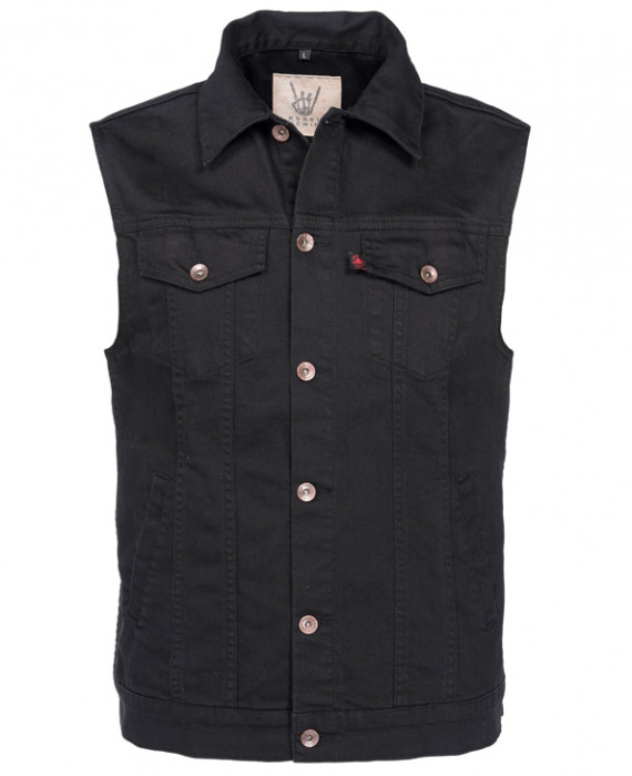 Rebel Rockers Jeans Weste Black Friday Preise
