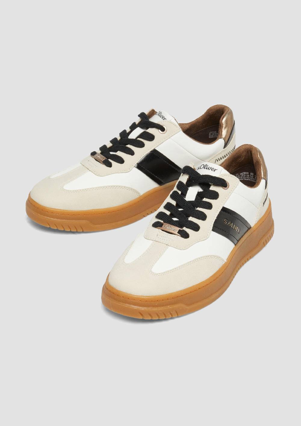 S.Oliver Schnürer mit Kontrast-Details Top Angebot