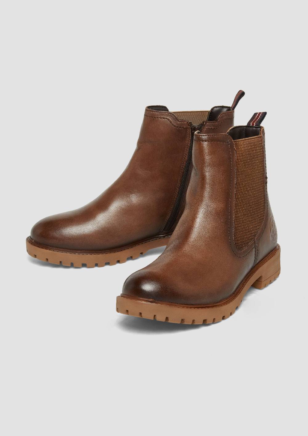 S.Oliver Chelsea Boots aus Schafsleder Große Rabatte