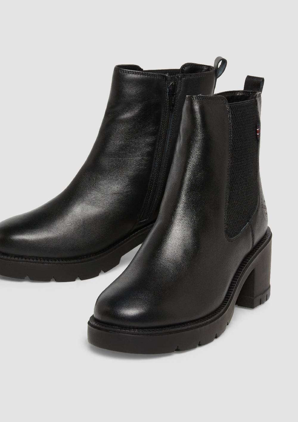 S.Oliver Chelsea-Boots aus Leder Räumungsverkauf