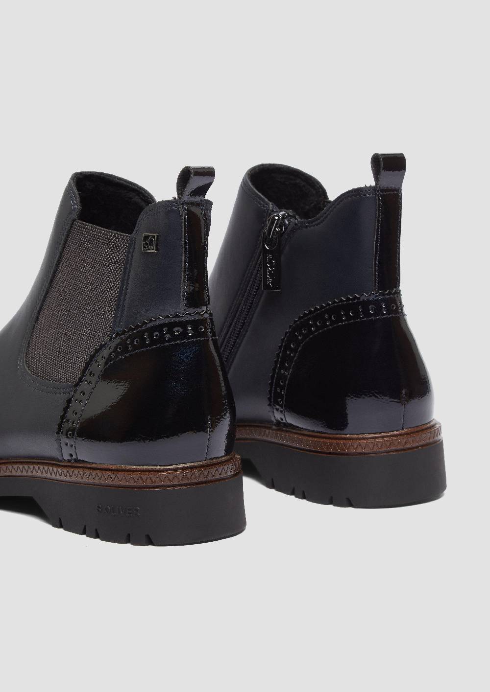 S.Oliver Chelsea Boots in Leder-Optik Tägliche Deals