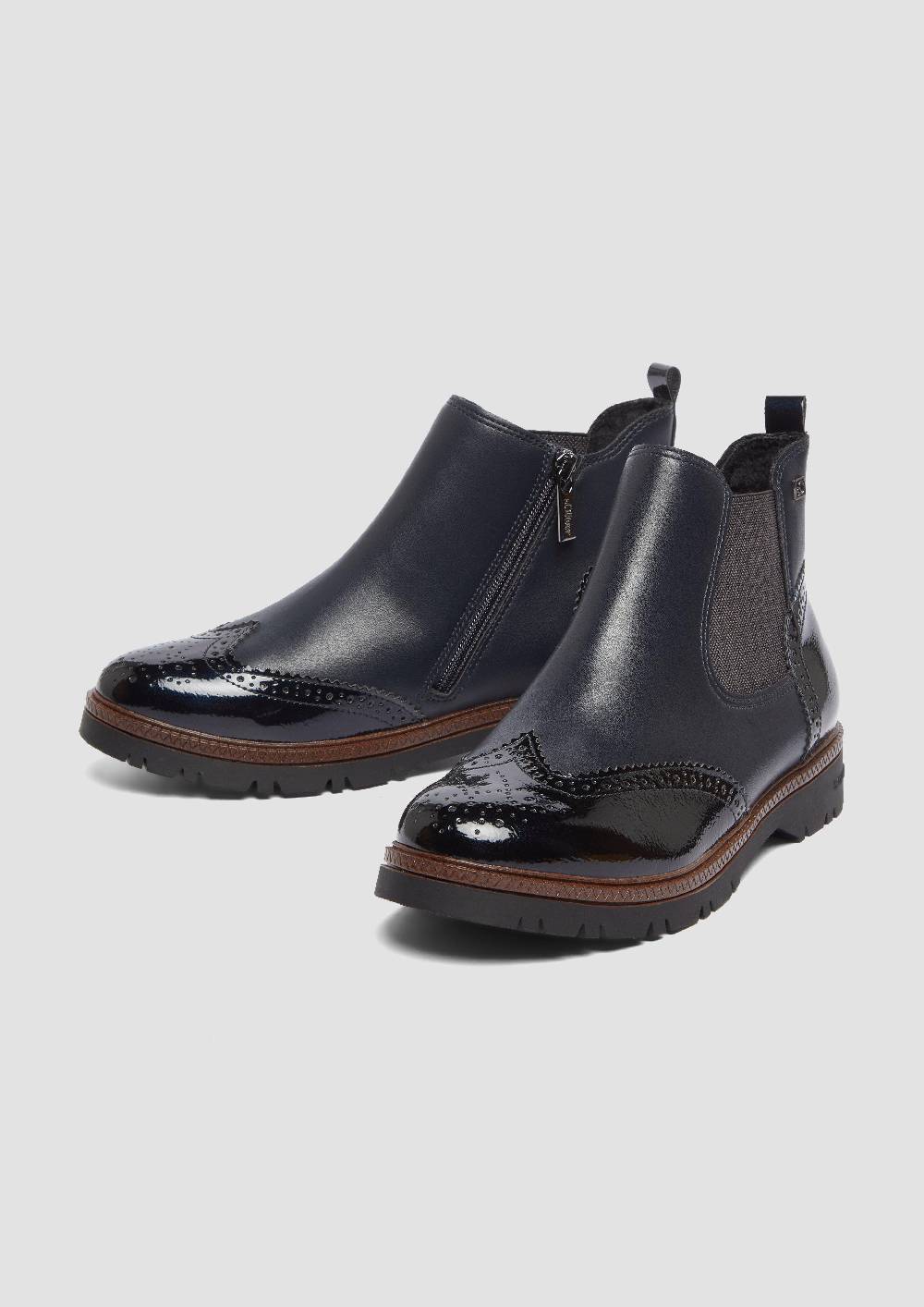 S.Oliver Chelsea Boots in Leder-Optik Tägliche Deals