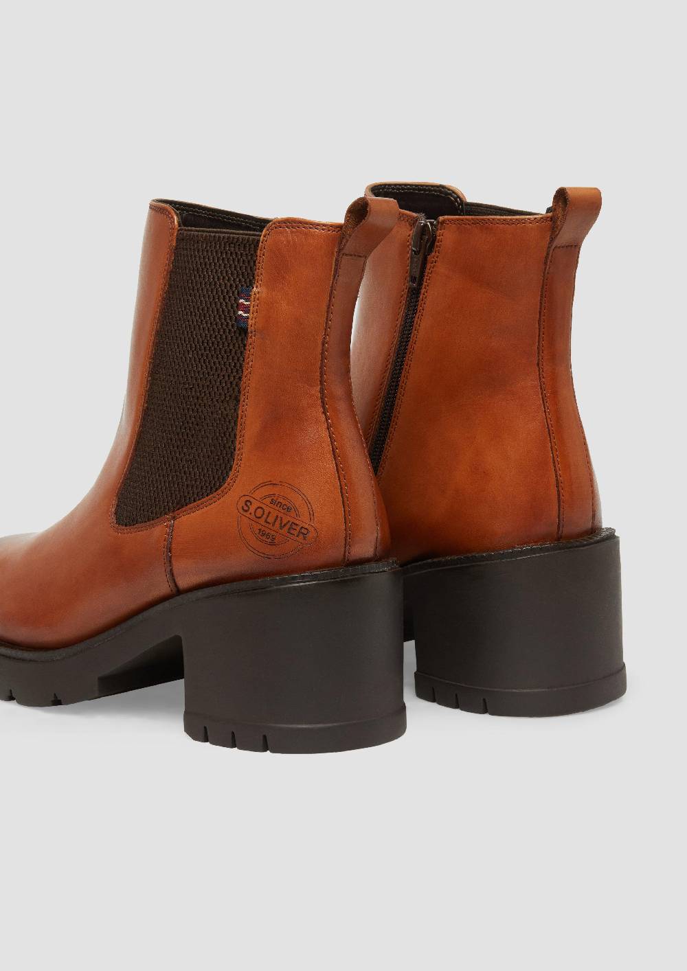 S.Oliver Chelsea-Boots aus Leder Riesige Ersparnisse