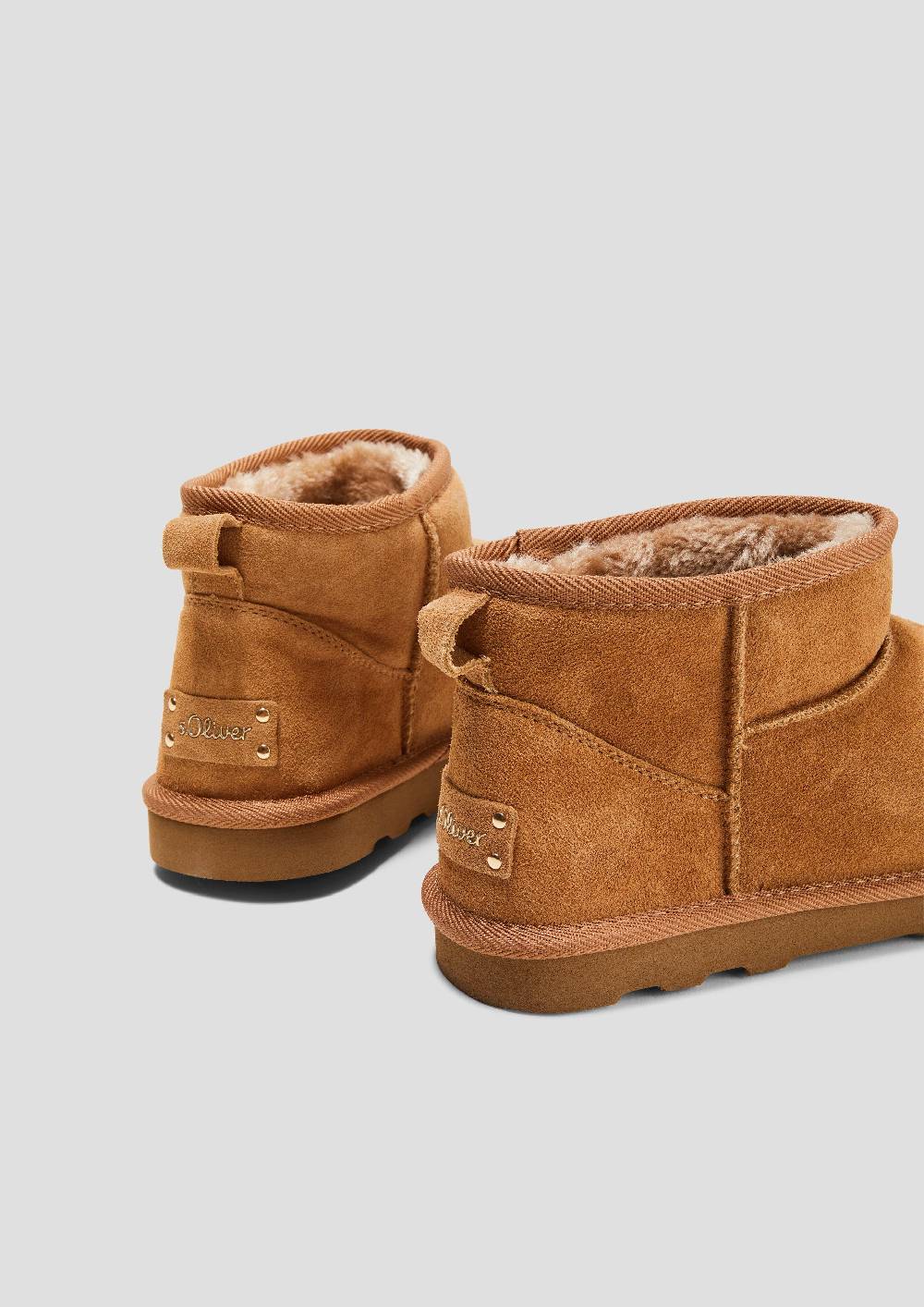 S.Oliver Flache Stiefel aus Leder Discount Store für neue Produkte