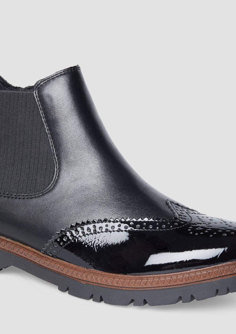 S.Oliver Chelsea Boots in Leder-Optik Super Rabatt