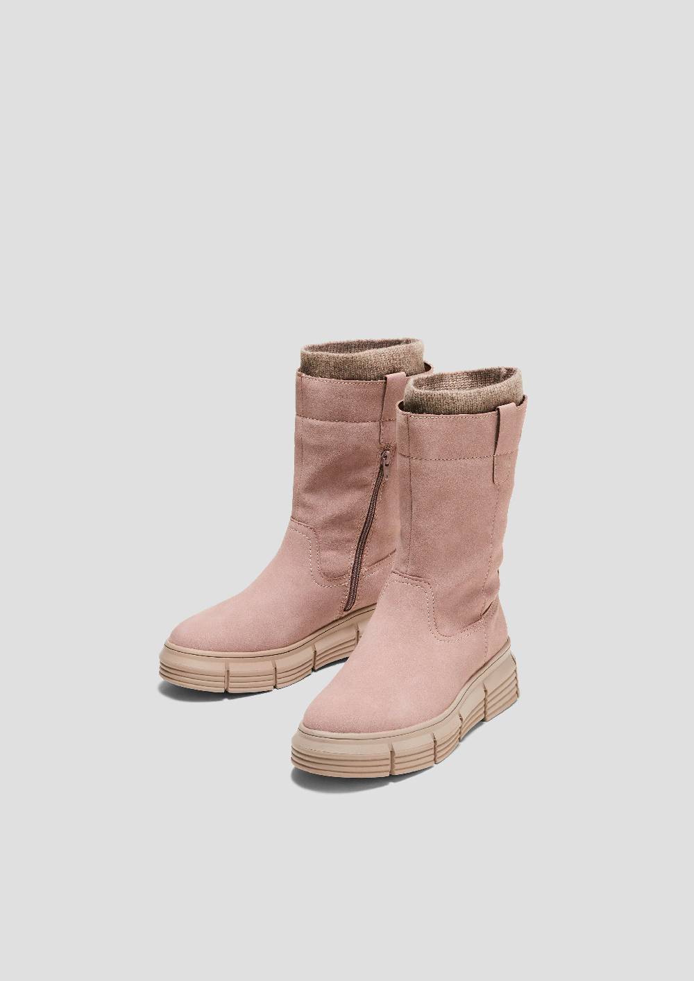 S.Oliver Stiefel in Veloursleder-Optik Rabatte dieses Monats