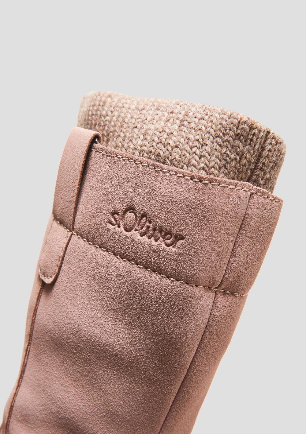 S.Oliver Stiefel in Veloursleder-Optik Rabatte dieses Monats