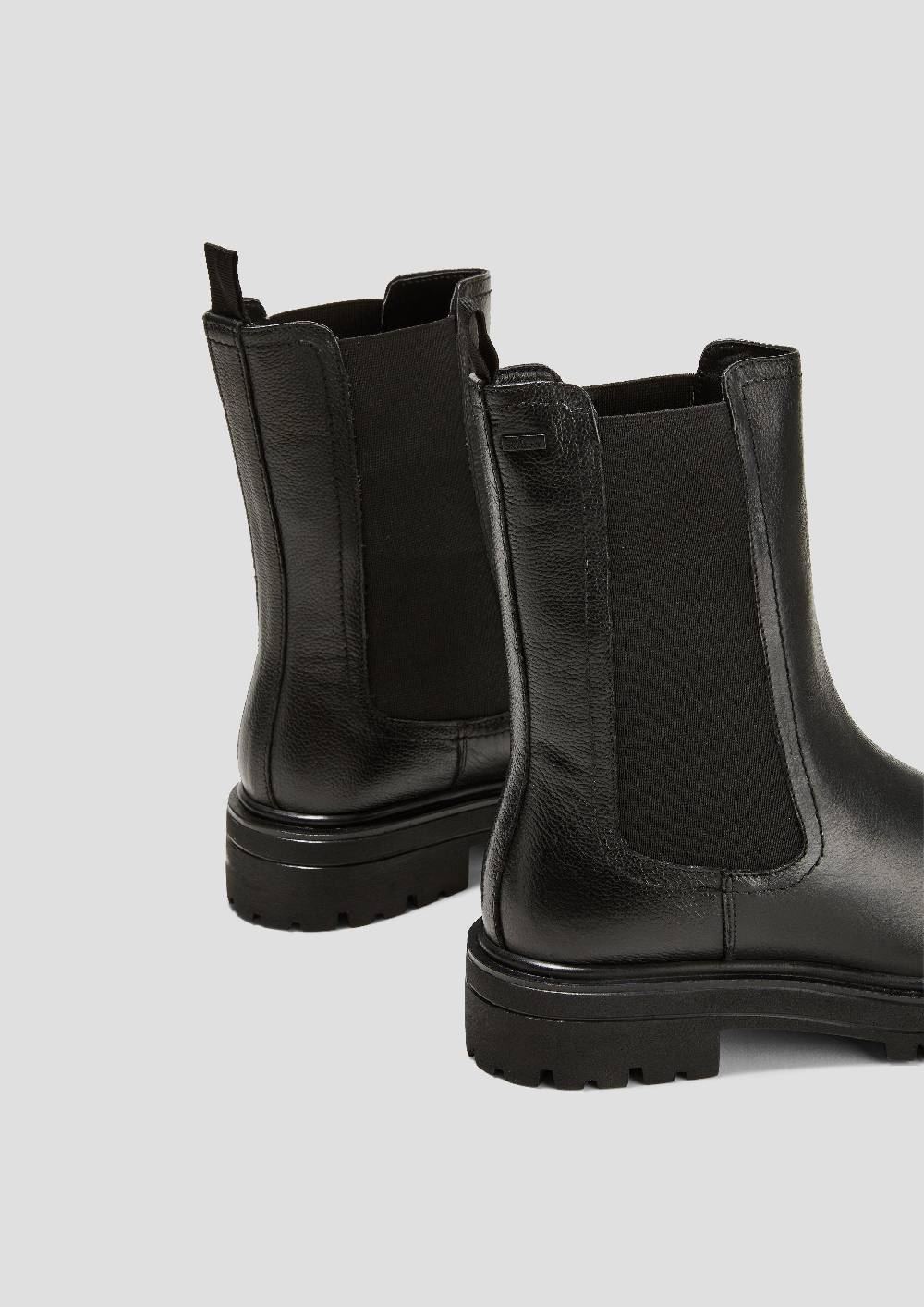 S.Oliver Chelsea Boots aus Glattleder Günstiger Verkauf
