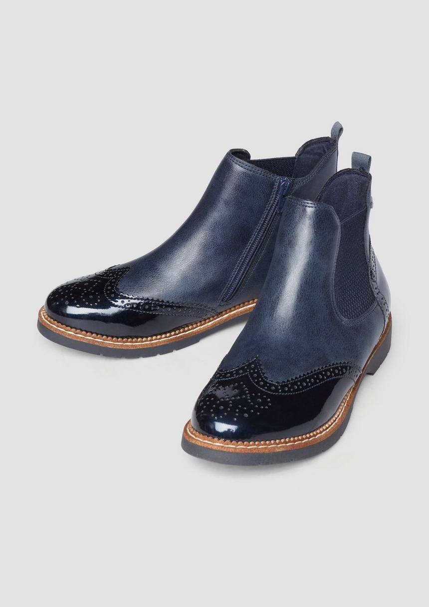 S.Oliver Chelsea-Boots aus Kunstleder Fabrik Onlineshop