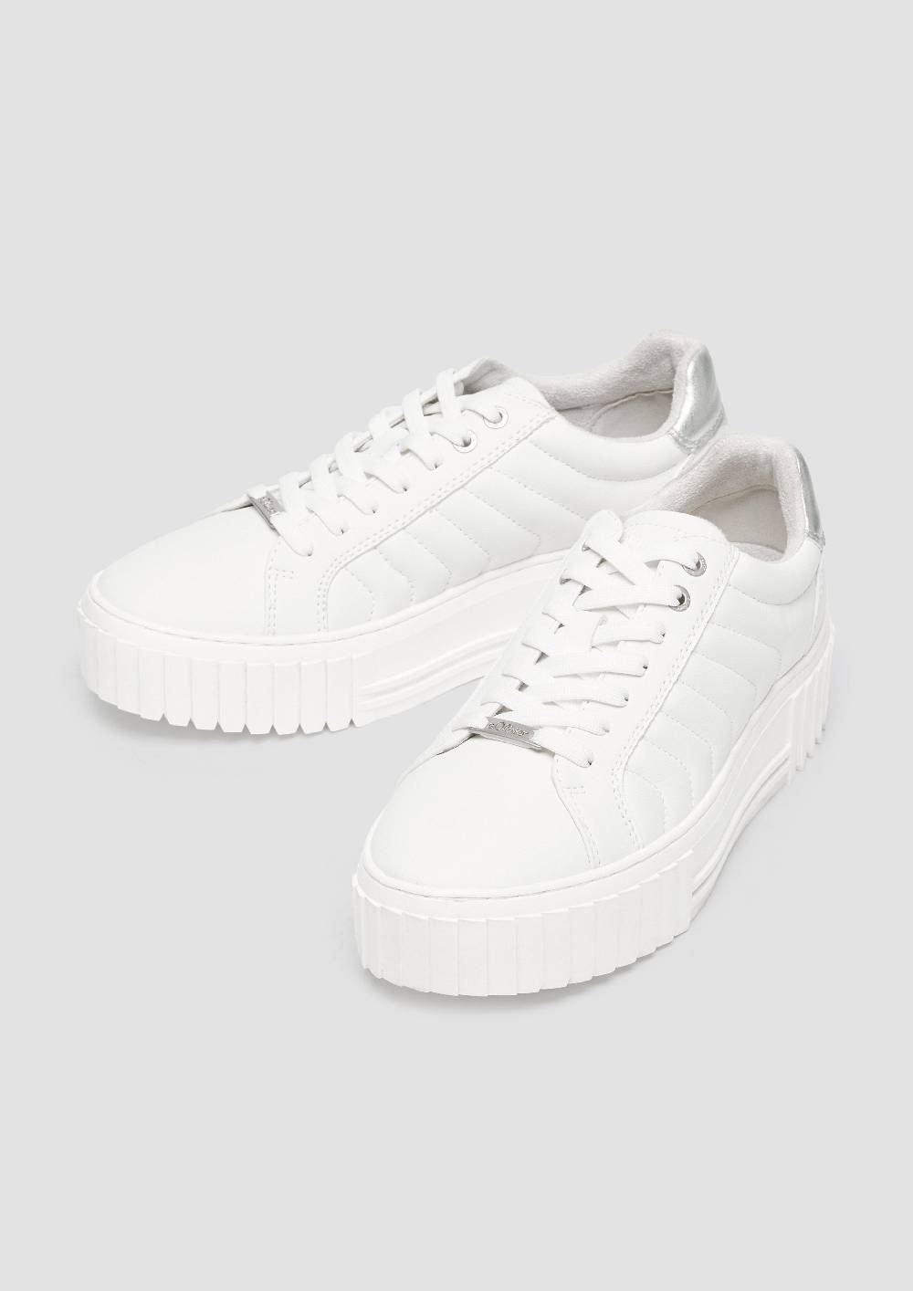 S.Oliver Plateausneaker mit Kontrastsohle Flash Sale