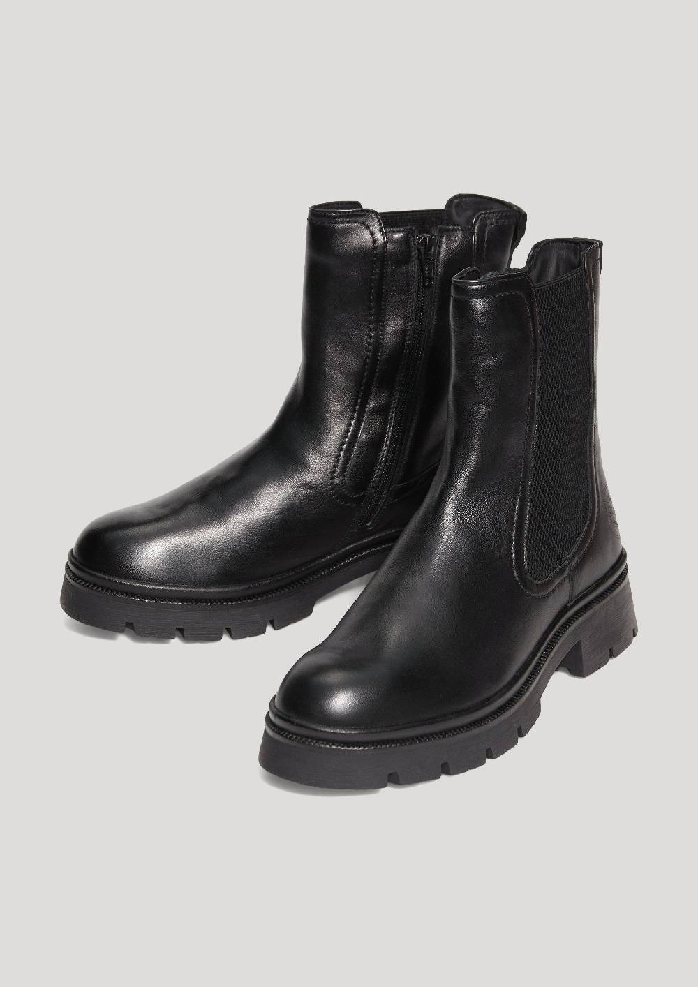 S.Oliver Chelsea Boots aus Schafsleder Preisnachlass