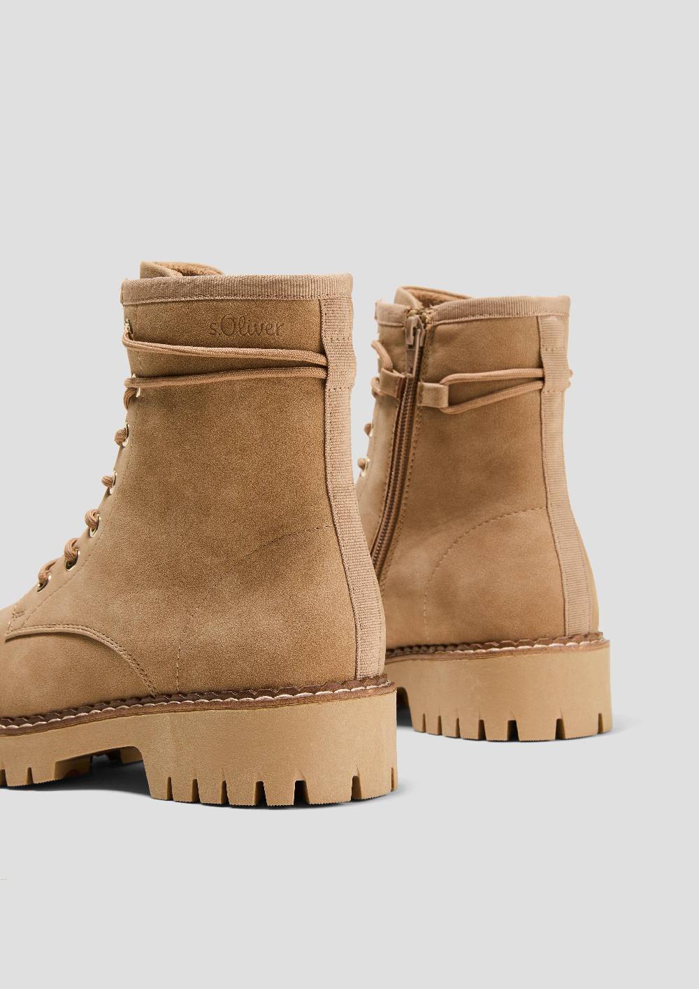 S.Oliver Schnürstiefel in Leder-Optik Vatertagsangebot