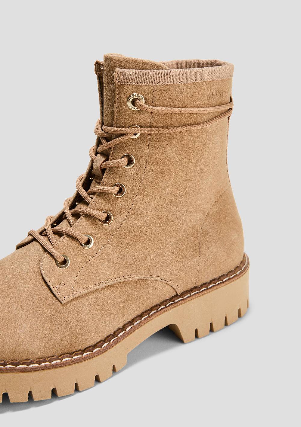S.Oliver Schnürstiefel in Leder-Optik Vatertagsangebot