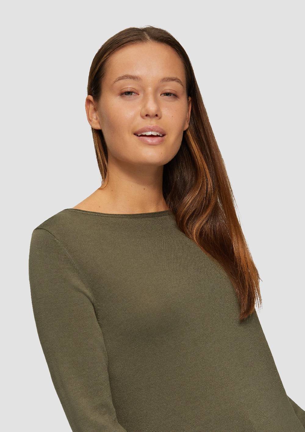 S.Oliver Leichter Feinstrickpullover mit Rollkante Heißer Verkauf