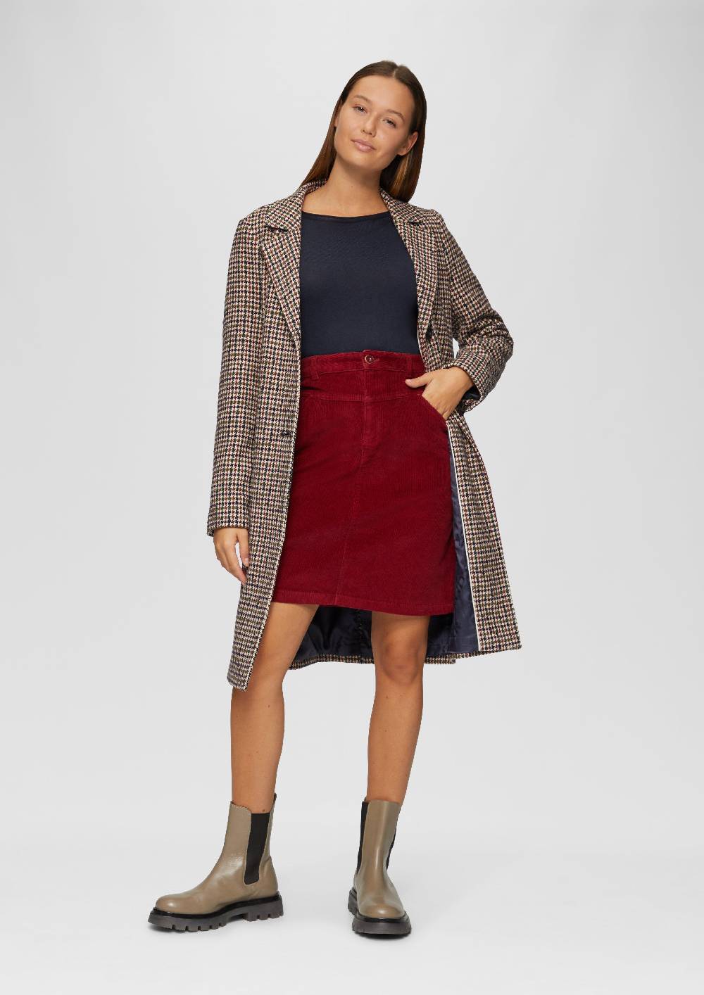 S.Oliver Leichter Feinstrickpullover mit Rollkante Top Angebot