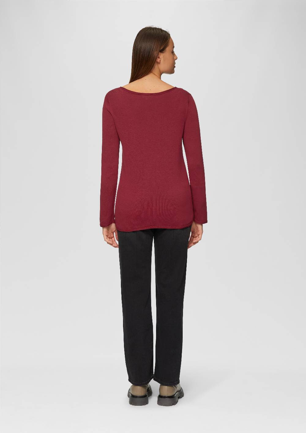 S.Oliver Leichter Feinstrickpullover mit Rollkante Neueste Mode
