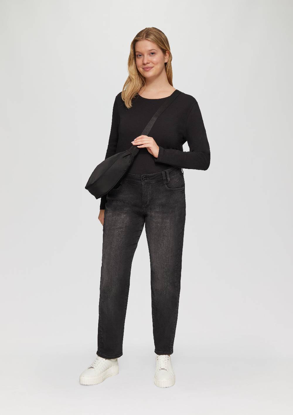 S.Oliver Jeans / Curvy Fit / Mid Rise / Semi Wide Leg Blitzangebot