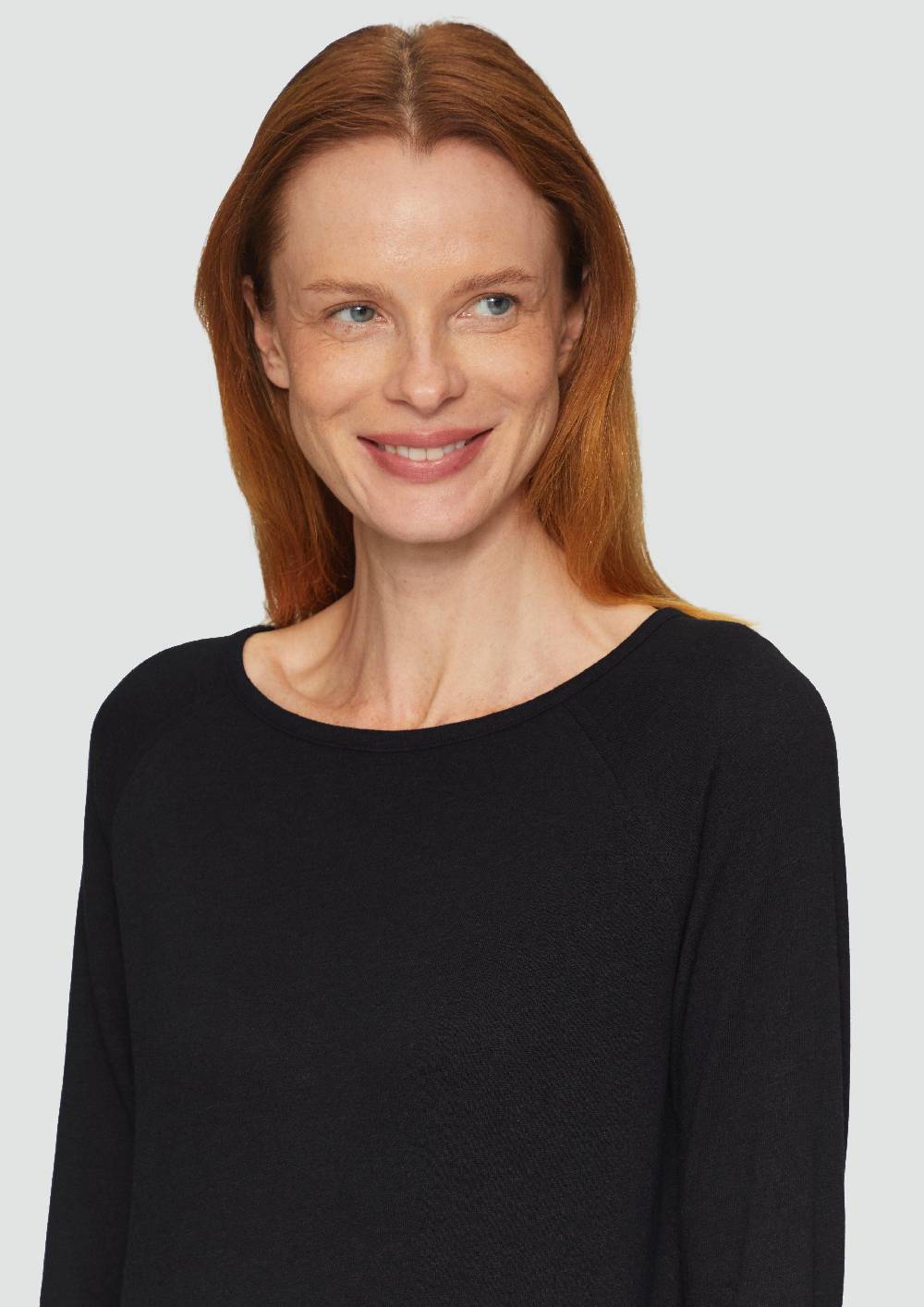 S.Oliver Langarmshirt mit Flammgarnstruktur und Raglanärmeln Kauf eins, bekomm eins gratis