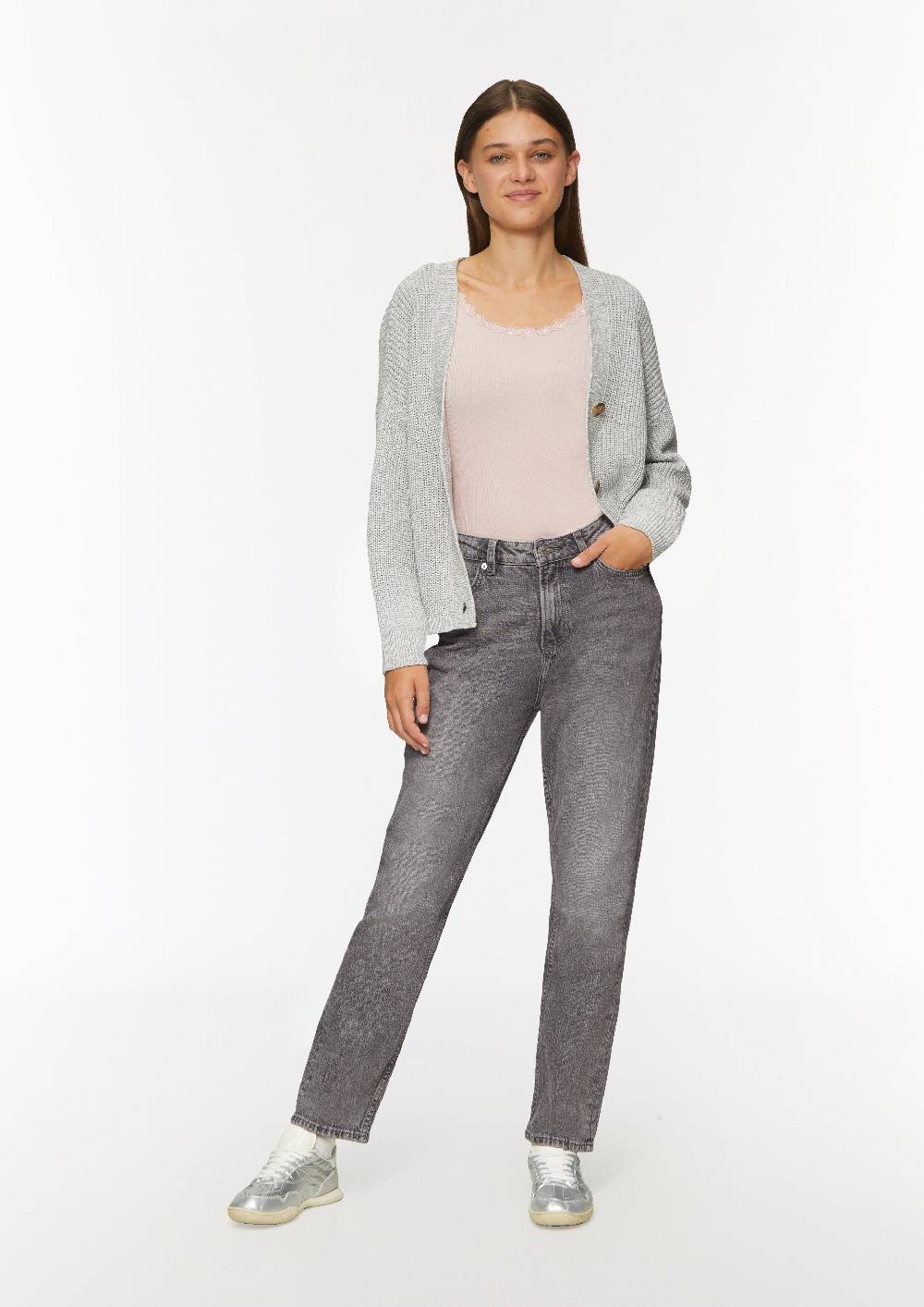 S.Oliver Ankle-Jeans Tizie / Slim Fit / High Rise / Tapered Leg / Inch Sizes Super Sparpreis