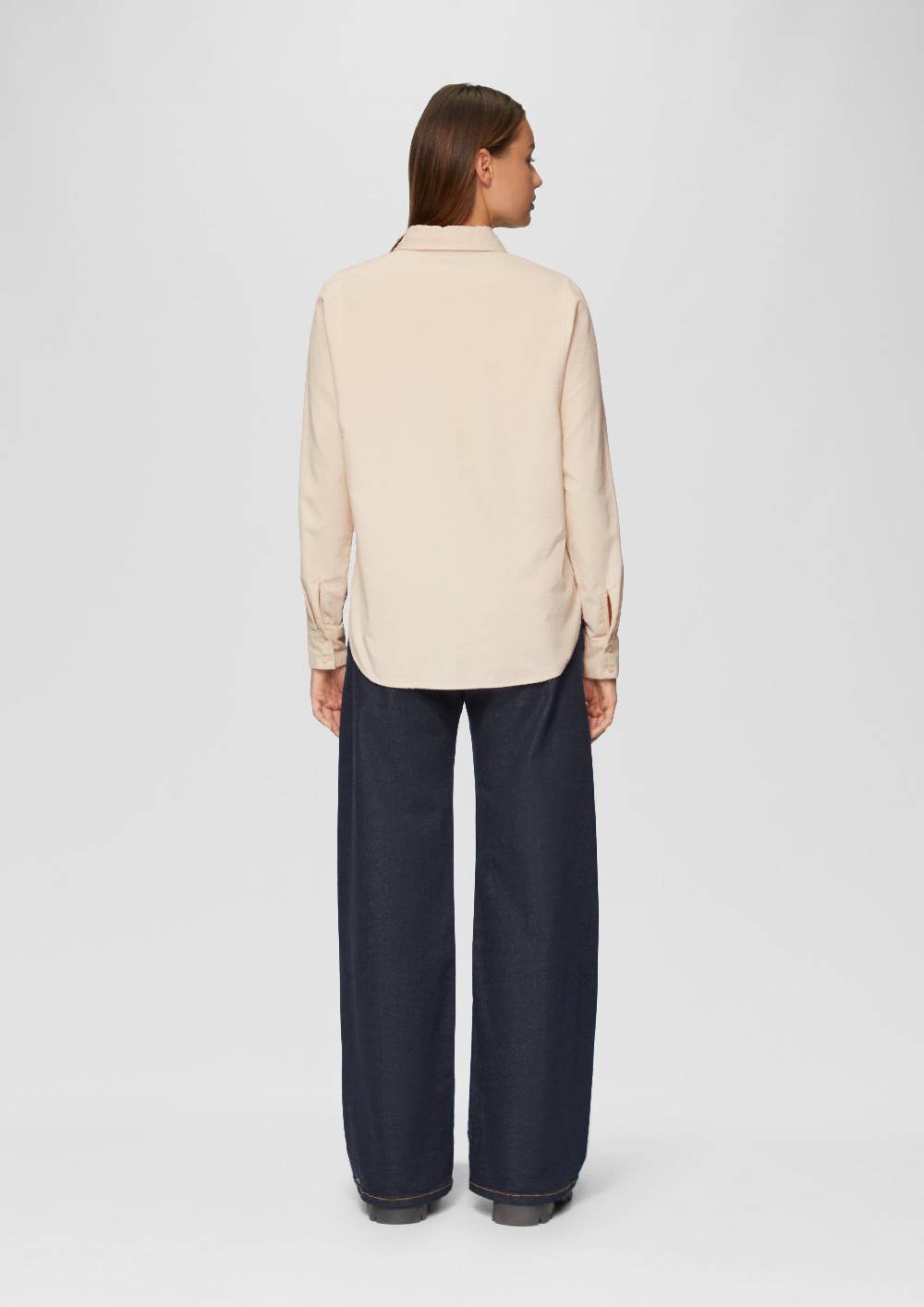 S.Oliver Cordbluse im Relaxed Fit mit Naht-Details Kostenlose Rückgabe
