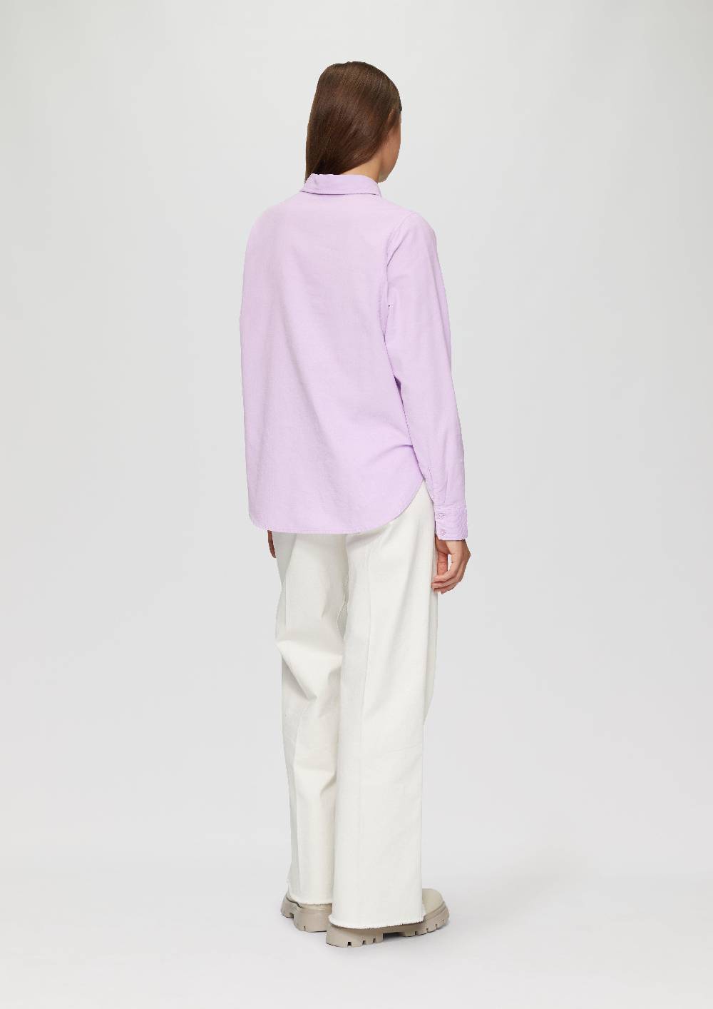 S.Oliver Cordbluse im Relaxed Fit mit Naht-Details Begrenzte Freigabe