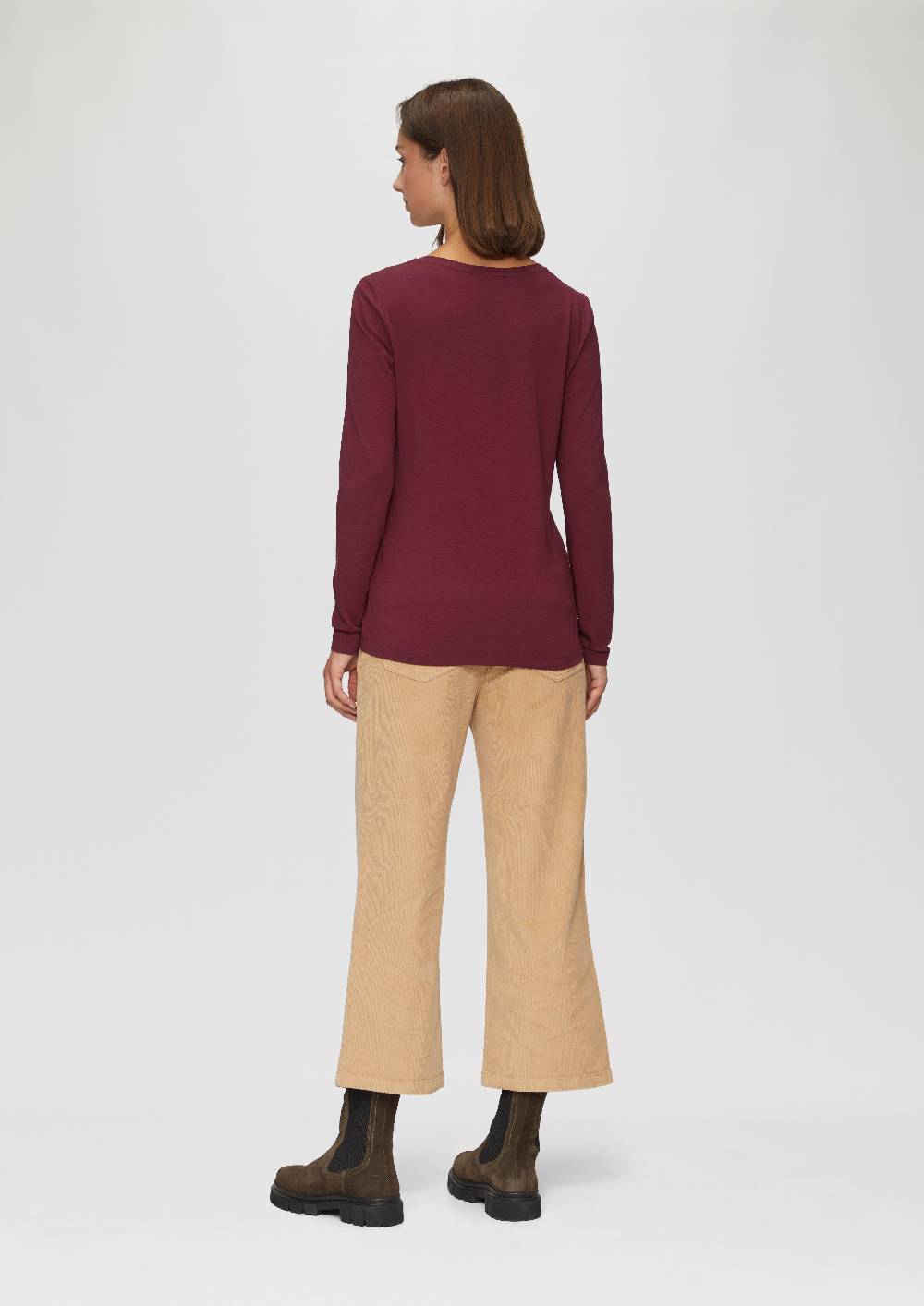 S.Oliver Longsleeve aus Baumwollstretch Bis zu 50% Rabatt